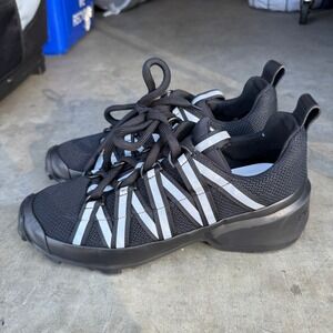 Pierre Hardy RX02-42 Trek Comet Black Silver Reflective Mesh Sneakers Mens EU 42